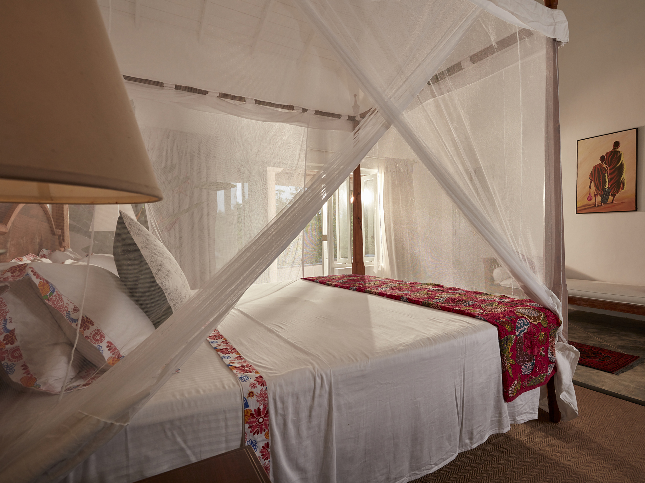 Pooja Kanda - Master bedroom features - Villa Pooja Kanda, Habaraduwa-Koggala, South Coast